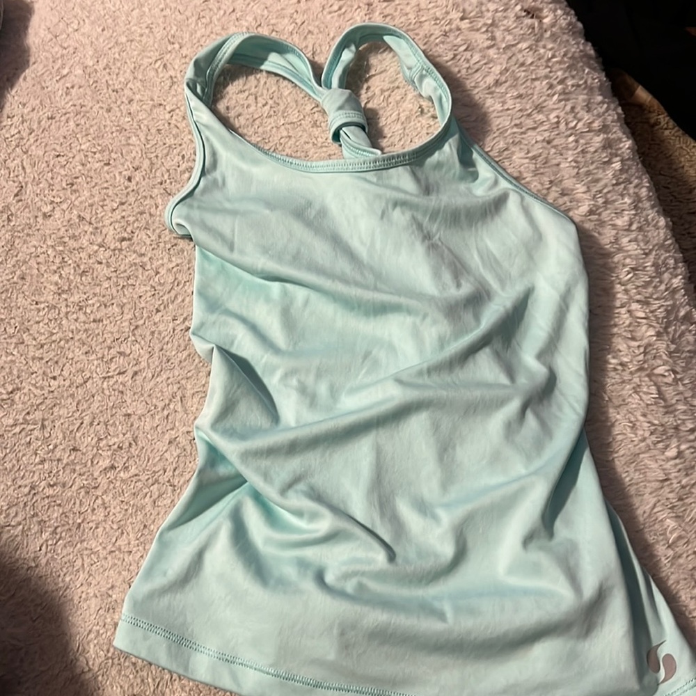 Teal tank top